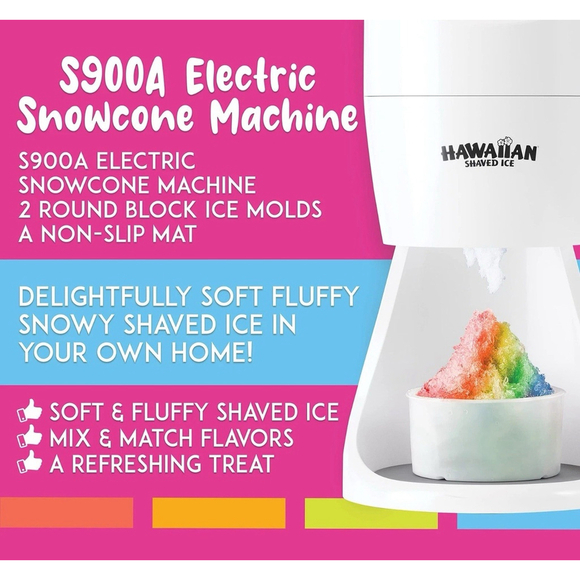 Hawaiian Shaved Ice S900A Snow Cone Machine - Picture 2 of 9